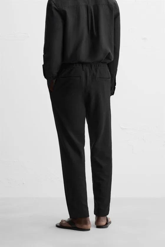 Брюки с текстурой