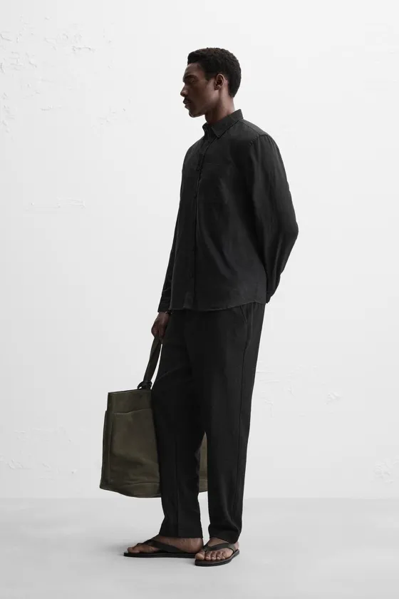 Брюки с текстурой