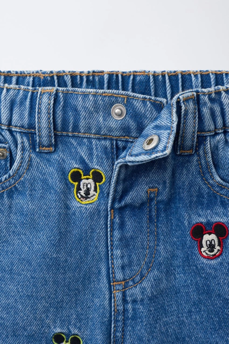 Джинсовые бермуды с mickey mouse © disney