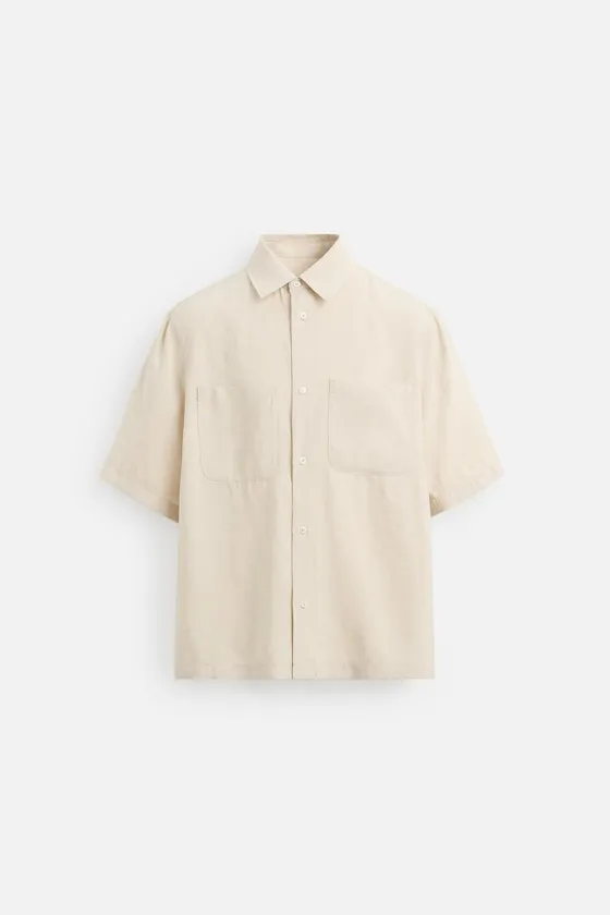 Рубашка свободного кроя relaxed fit flowing
