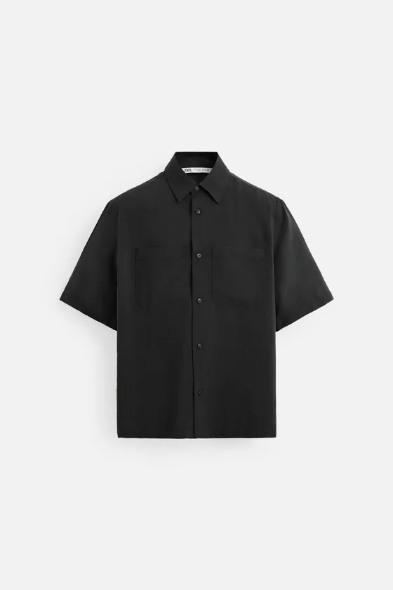 Рубашка свободного кроя relaxed fit flowing