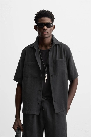 Рубашка свободного кроя RELAXED FIT FLOWING