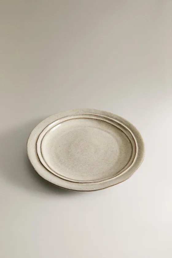 терракотовая десертная тарелка