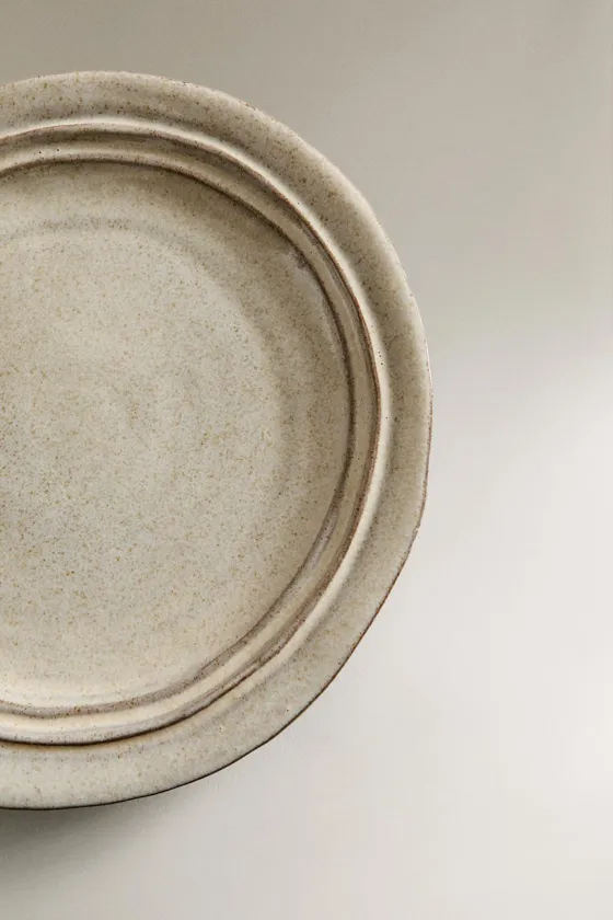 терракотовая десертная тарелка