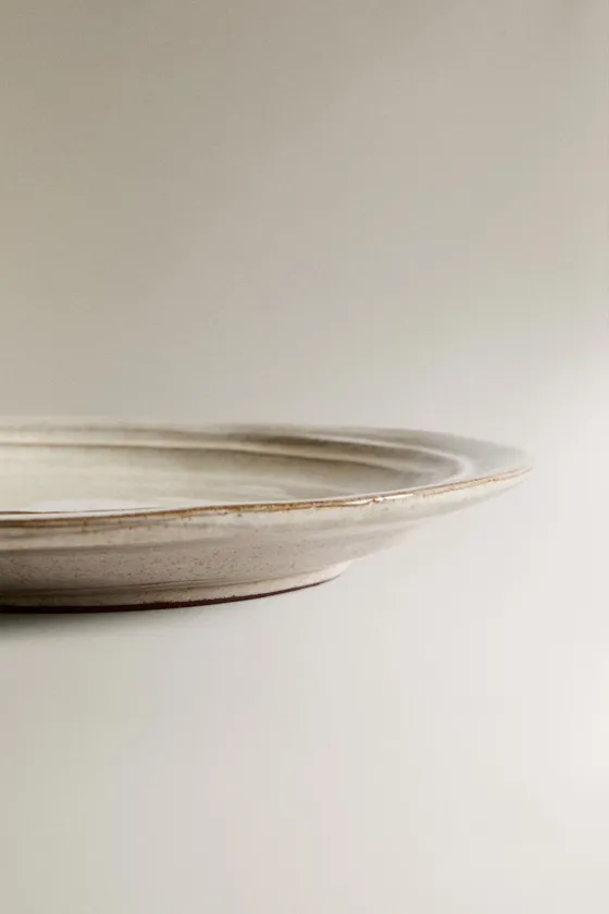 терракотовая десертная тарелка