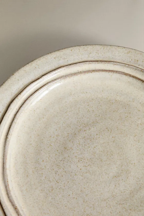 терракотовая десертная тарелка