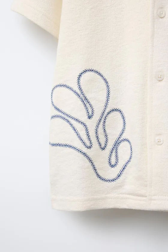 Рубашка leaf knit