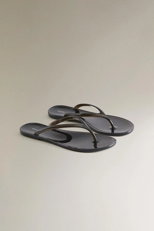 Плоские сандалии из джелли- Заказать в России