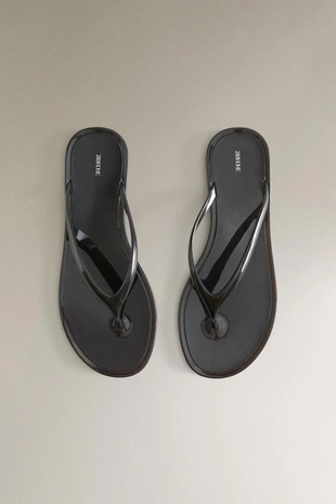 Плоские сандалии из джелли- Заказать в России