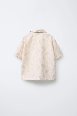 Рубашка с контрастными деталями- Заказать в России