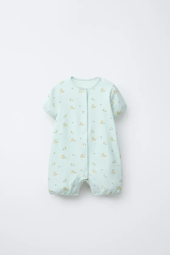 Пижама с мишкой тедди. застежка на пуговицы