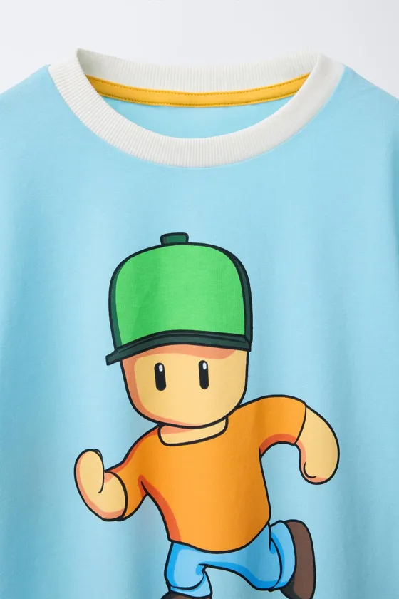 Пижама двухчастная для возраста 6-14 лет stumble guys ™ © scopely