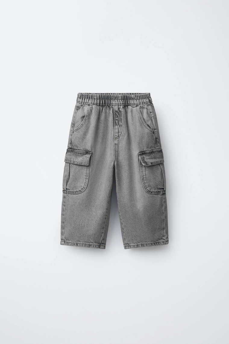 Джинсы-брюки карго