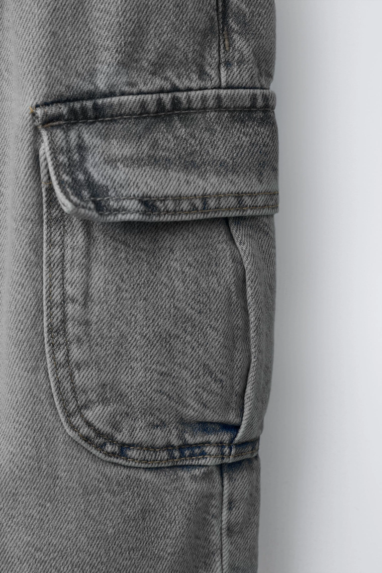 Джинсы-брюки карго