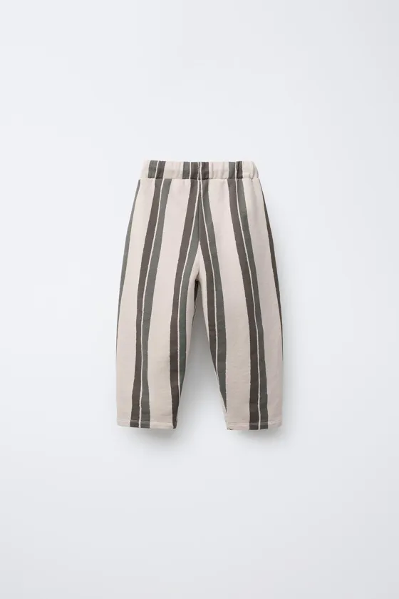 БРЮКИ BAGGY В КОНТРАСТНУЮ ПОЛОСКУ