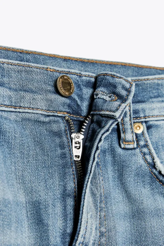 ДЖИНСЫ BOOTCUT CROPPED С ВЫСОКОЙ ПОСАДКОЙ — ZW COLLECTION