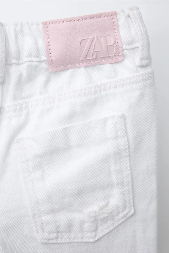 ДЖИНСЫ MOM FIT С РАЗРЕЗАМИ