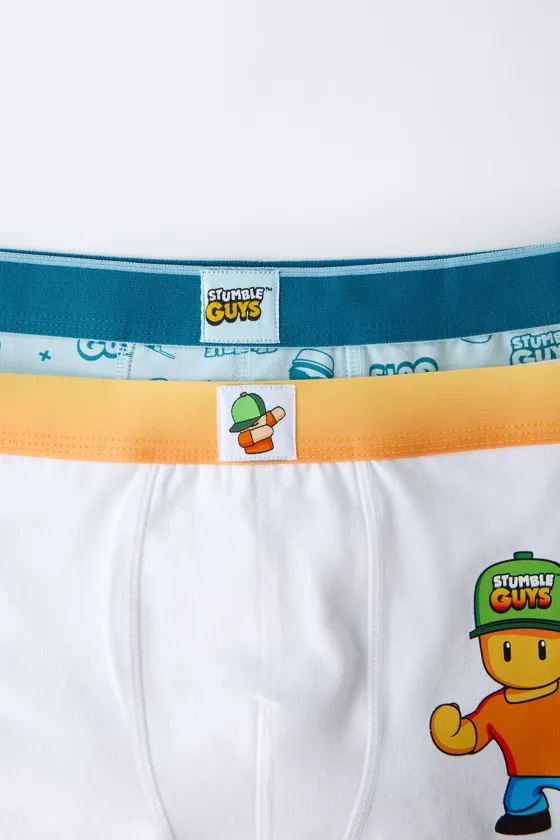 Набор боксерских трусов stumble guys ™ © scopely, 2 штуки, от 6 до 14 лет