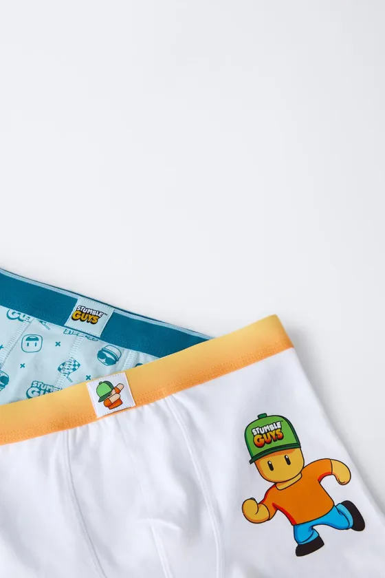 Набор боксерских трусов stumble guys ™ © scopely, 2 штуки, от 6 до 14 лет