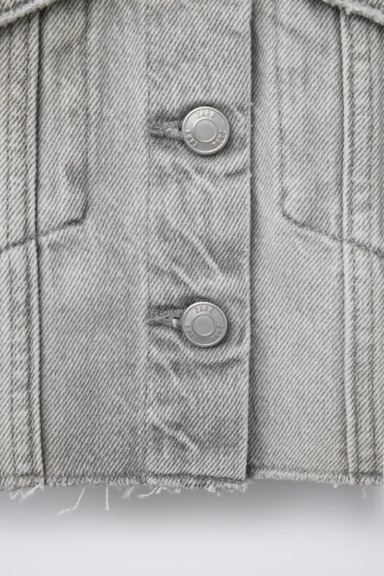 ДЖИНСОВАЯ КУРТКА CROPPED
