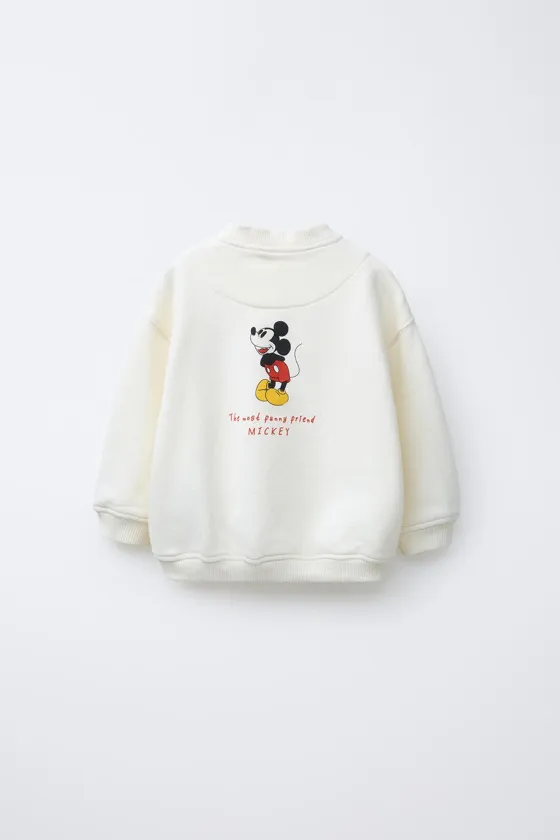 КУРТКА-БОМБЕР ИЗ МЯГКОЙ ТКАНИ С ПРИНТОМ MICKEY MOUSE © DISNEY