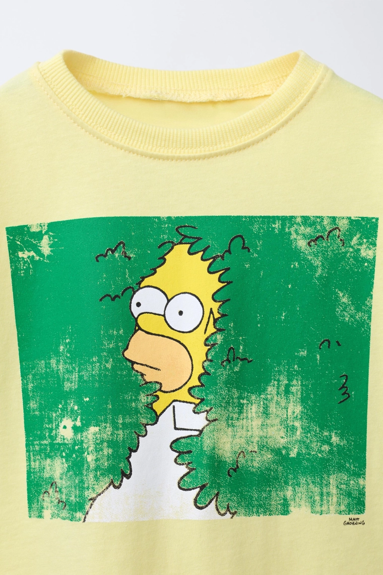 Футболка с принтом хомера симпсона от мэтта грейнинга