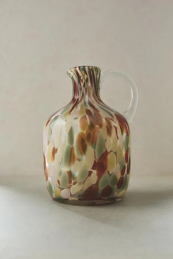 кувшин из цветного стекла