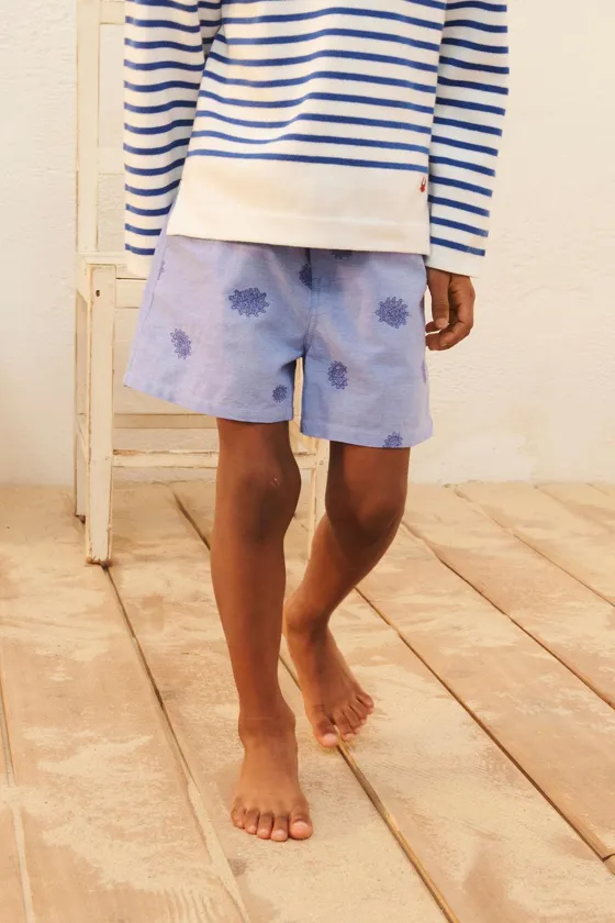 Бермуды limited edition с вышивкой paisley