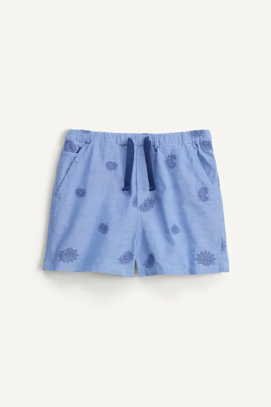 Бермуды limited edition с вышивкой paisley