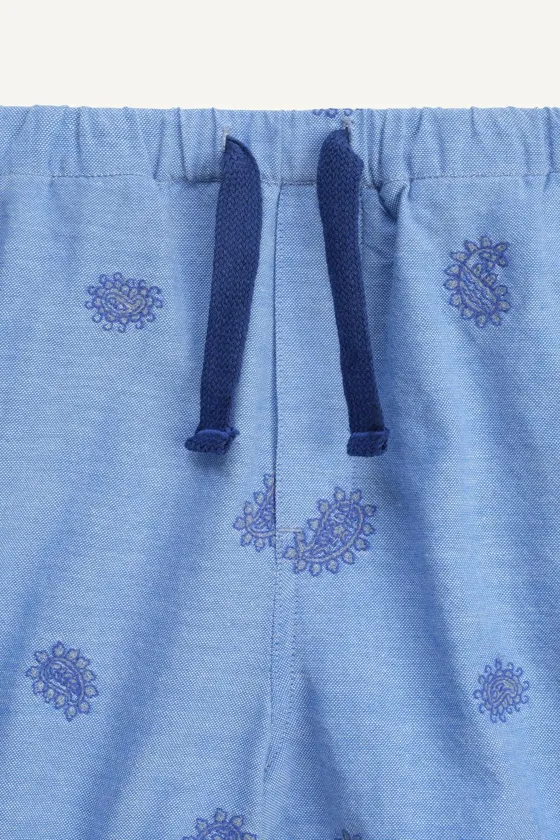 Бермуды limited edition с вышивкой paisley