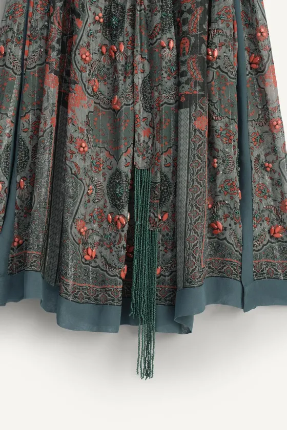 Платье-халтер с принтом limited edition