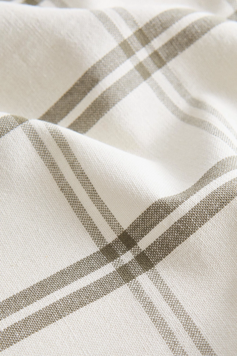 Хлопковые салфетки в клетку