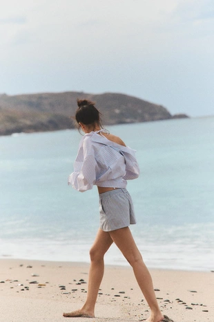 Шорты в полоску- Заказать в России