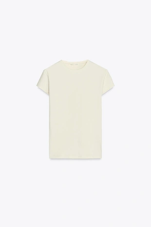 Футболка облегающего кроя с короткими рукавами- Заказать в России