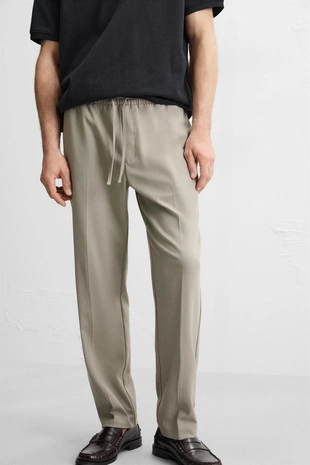 Брюки-джоггеры комфортной посадки- Заказать в России