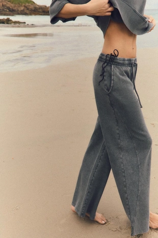 Брюки с линялым эффектом- Заказать в России