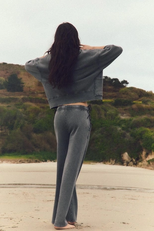 Брюки с линялым эффектом- Заказать в России