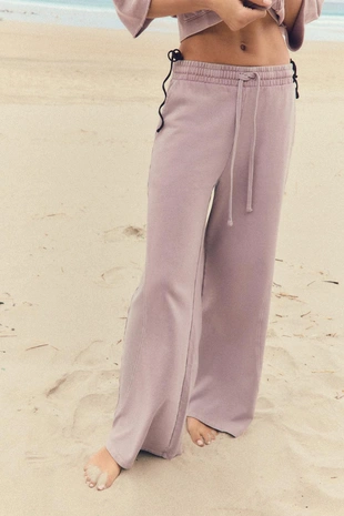 Брюки с линялым эффектом