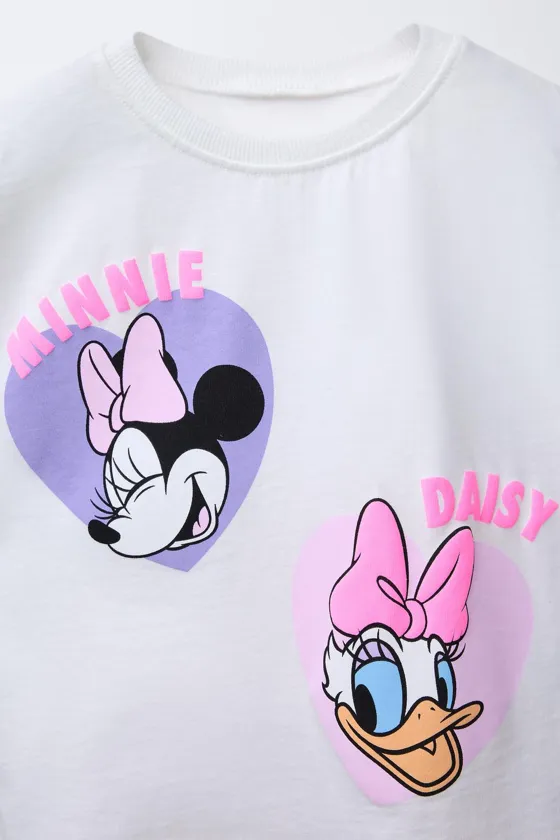 КОМПЛЕКТ ИЗ ФУТБОЛКИ И ВЕЛОСИПЕДОК С ПРИНТОМ MINNIE MOUSE AND DAISY © DISNEY