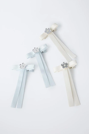 Набор из 4 заколок для волос с цветочным бантом - Заказать в России