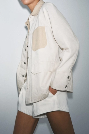 Куртка-рубашка с карманами — ZW COLLECTION- Заказать в России