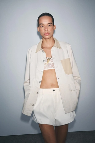 Куртка-рубашка с карманами — ZW COLLECTION- Заказать в России