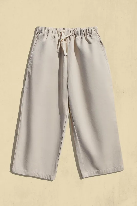 Детские хлопковые брюки из твила zara