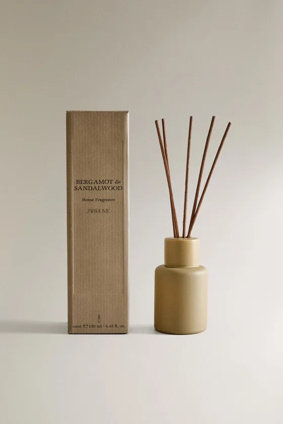 (190 ml) bergamot & sandalwood reed diffusers