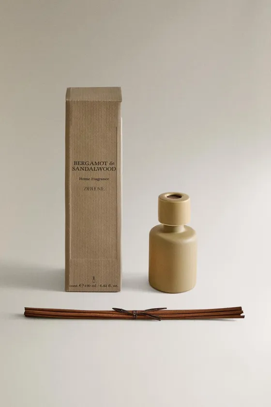 (190 ml) bergamot & sandalwood reed diffusers