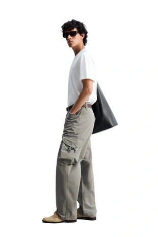 Купить Zara Рубашка облегающего кроя среднего веса