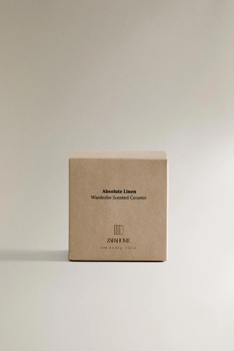 Парфюмерная плитка для шкафа absolute linen (набор из 4 шт.)