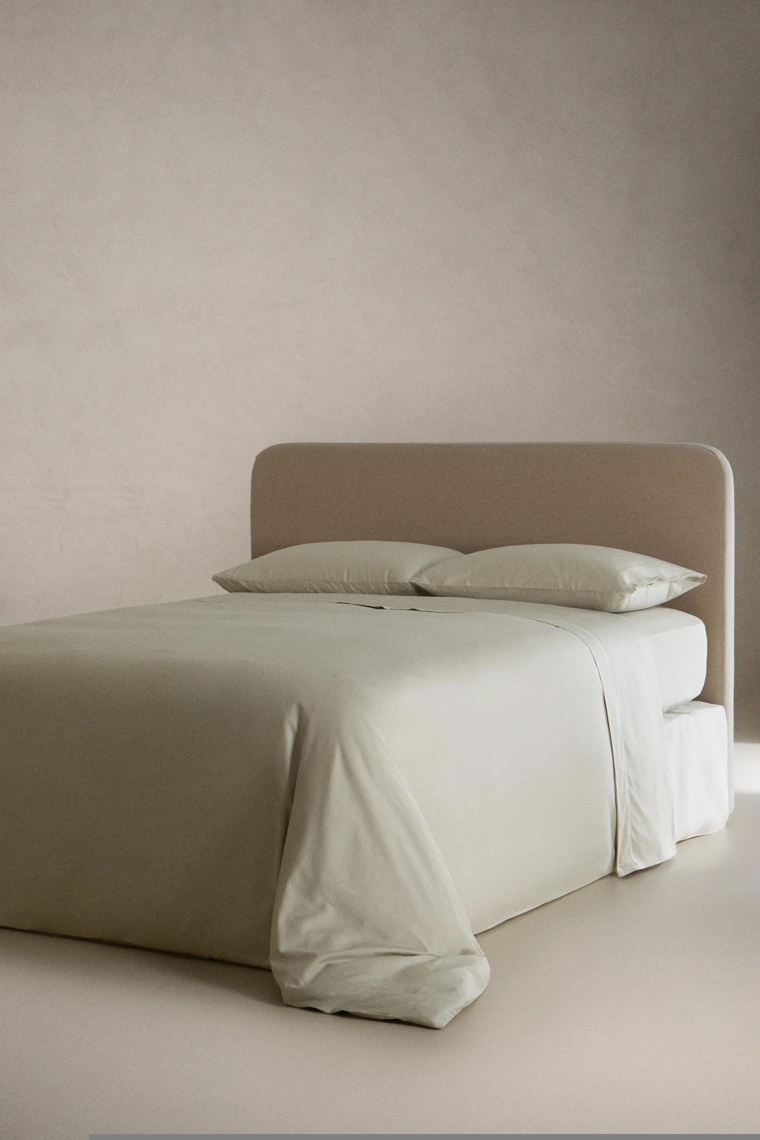 Сатиновый простынный комплект | 30 см