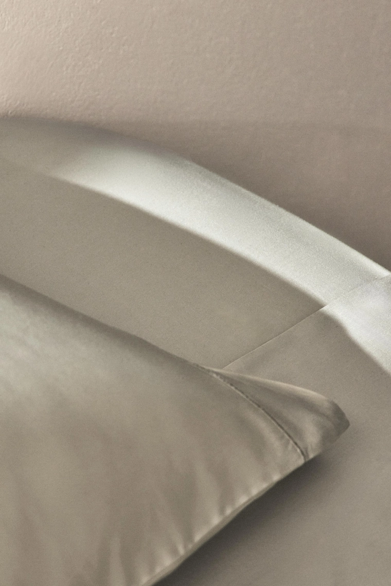Сатиновый простынный комплект | 30 см