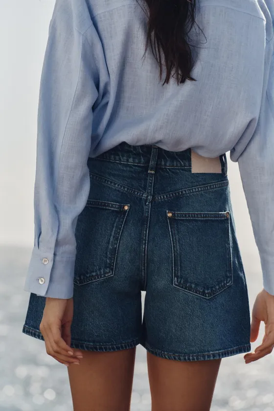 ШОРТЫ Z1975 MOM FIT HIGH WAIST